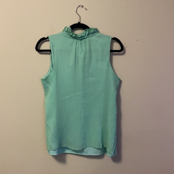 J.crew | turquoise top | size 6 - Picture 4 of 4